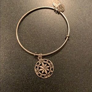 Alex and Ani silver bracelets